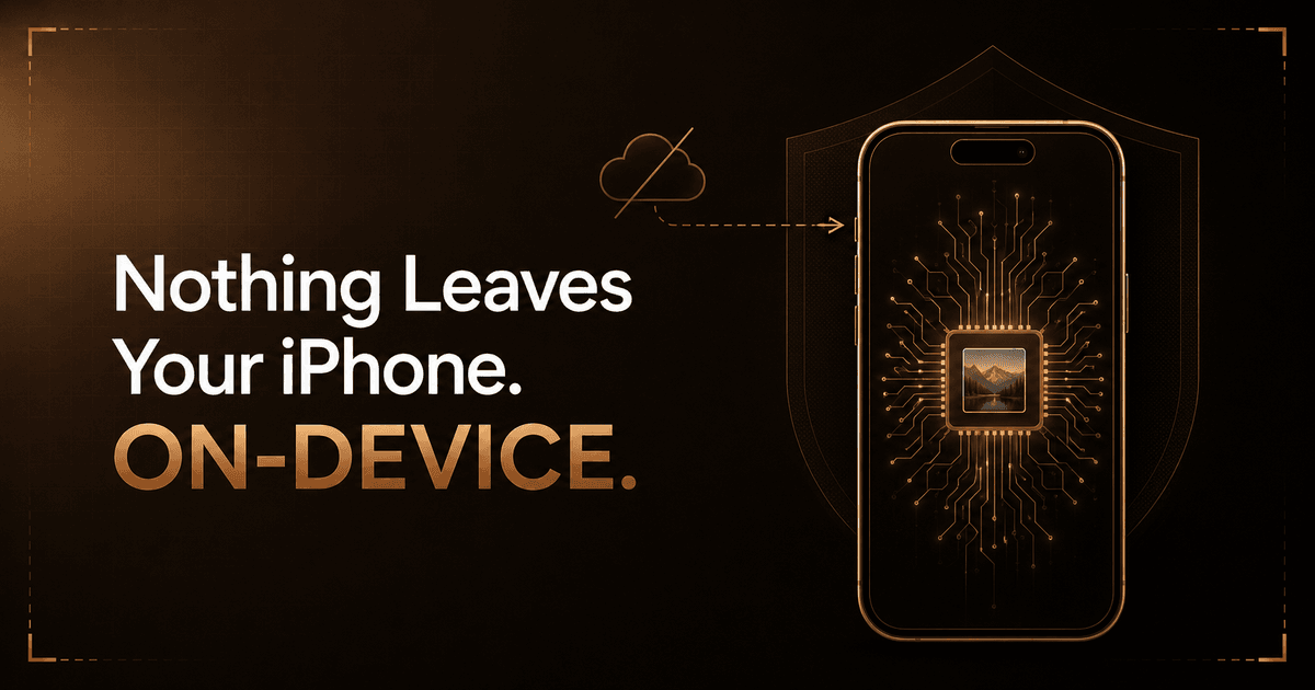 Verifyco يجري تحليلًا خاصًّا على الجهاز على iPhone